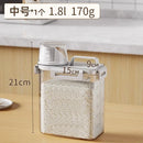 Grain Storage Container with Lid and Measuring Cup