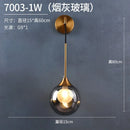 Modern LED Glass Ball Wall Lamp for Bedroom and Living Room
