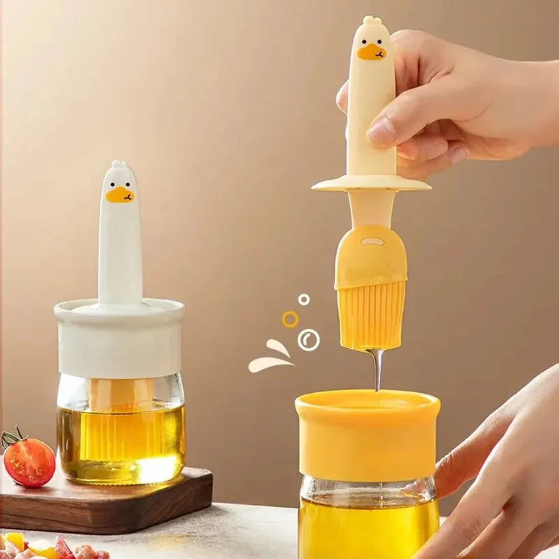 Non-Drip Oil Brush Bottle – Easy Cooking Tool