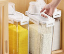 Grain Storage Container with Lid and Measuring Cup
