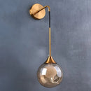 Modern LED Glass Ball Wall Lamp for Bedroom and Living Room